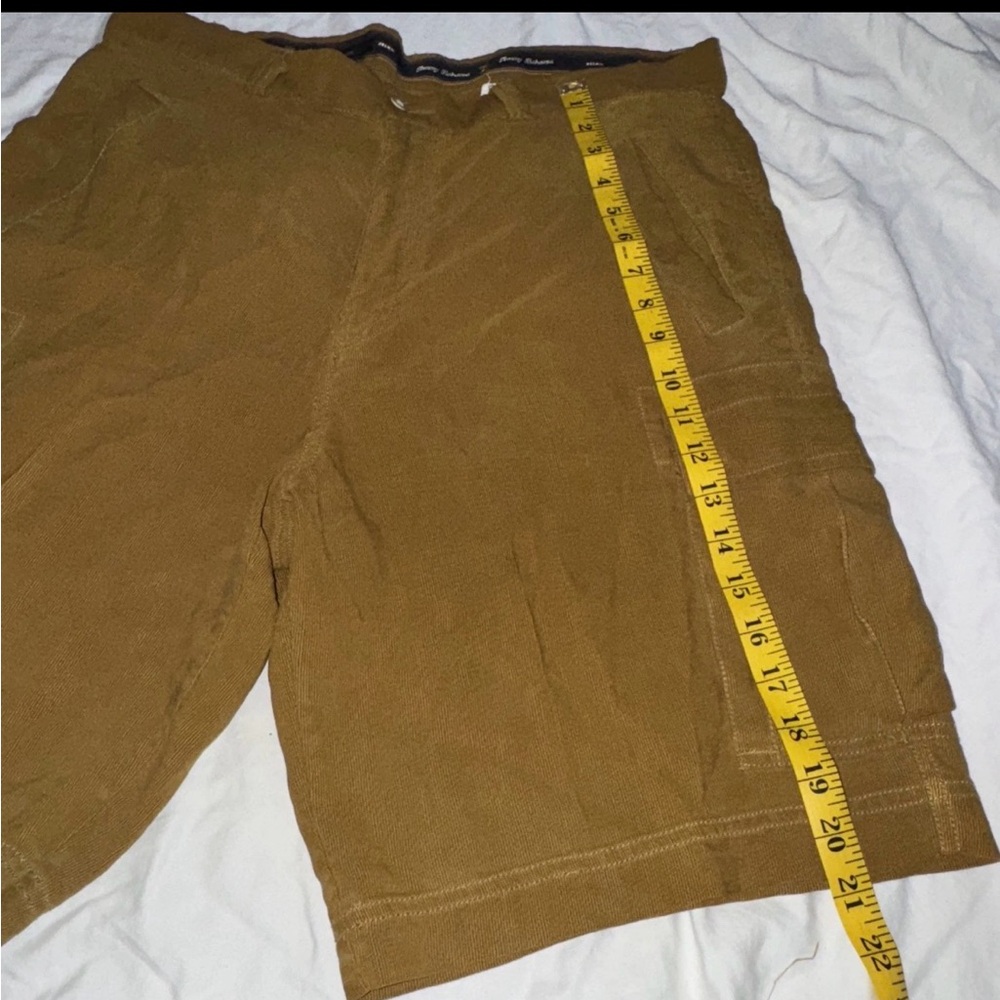 Tommy Bahama Relax Silk Blend Corduroy Brown Shorts Size 35 - Picture 3 of 7